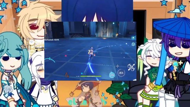 Genshin impact react to: Ganyu react to lumine traveler GENSHIN IMPACT смотреть онлайн