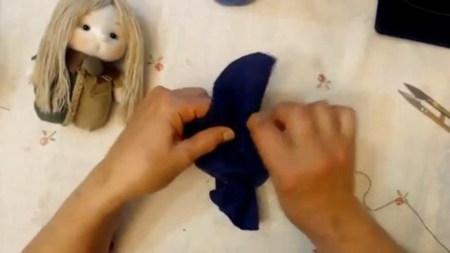 Головной убор. Как сделать шапку для кукол и игрушек.? ❤.Gorro para muñecas смотреть онлайн