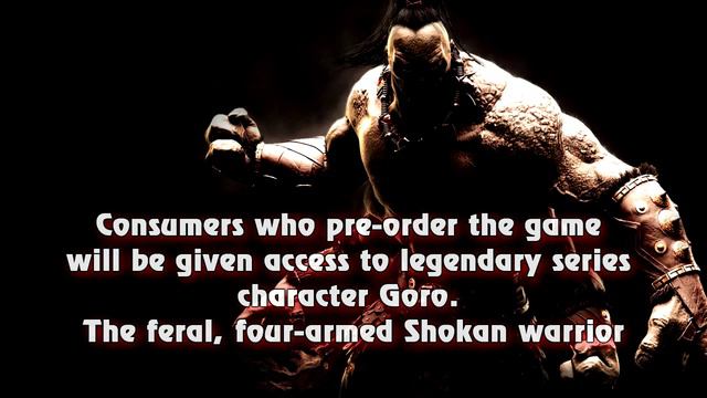 Mortal Kombat X - Goro Revealed as DLC ( Release Date Announced ) смотреть онлайн