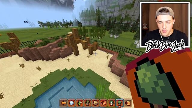 OPENING the *CUTEST* PETTING ZOO in MINECRAFT! смотреть онлайн