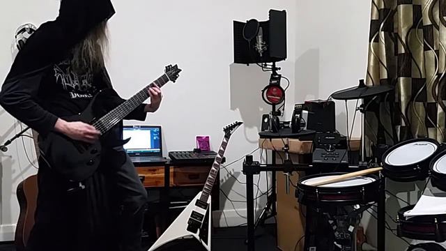 Behemoth - Chant For Eshkaton E.V. 2000 - Chaos, 7 String Guitar Cover on Artist Guitars Spiritus7 смотреть онлайн