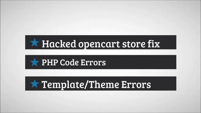 fix all opencart issues смотреть онлайн
