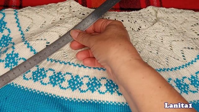 Летняя кофточка на кокетке (идея с норвежского каталога), снизу вверх. МК. Часть №2. смотреть онлайн