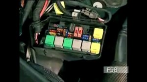 Место установки реле и предохранителей Mercedes-Benz W164 Relay installation locationand fuses
