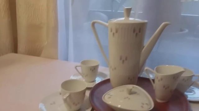 Немецкий фарфор / порцеллан. Hutschenreuther Porzellan, alte Serie Apart , mit Dekor. смотреть онлайн