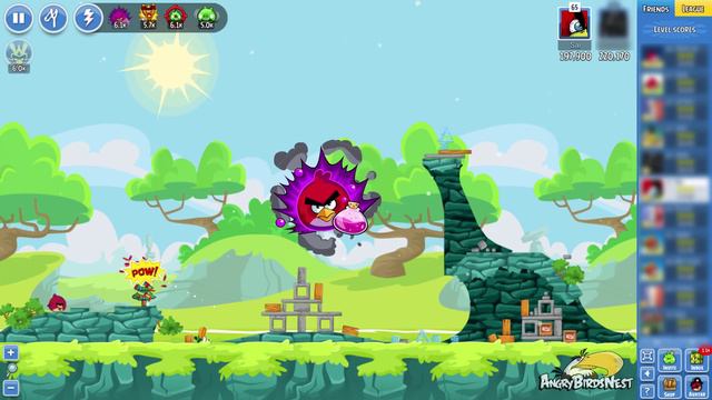 Angry Birds Friends Tournament Level 4 Week 183 Power Up Highscore Walkthrough смотреть онлайн