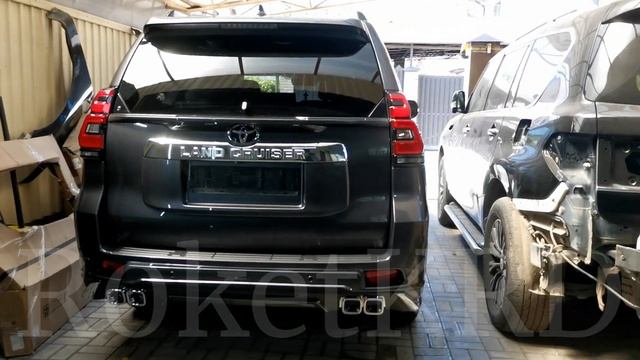 Обвес Toyota Land Cruiser Prado 150 17-2021 Modellista Серый #рестайлинг #prado150 #автотюнинг смотреть онлайн