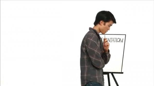 Have you ever given a class presentation, eyes open 7 grade, level 3