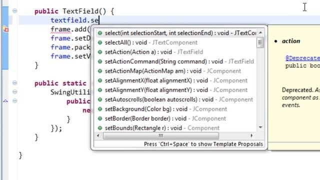 Java swing GUI tutorial #11: JTextField смотреть онлайн