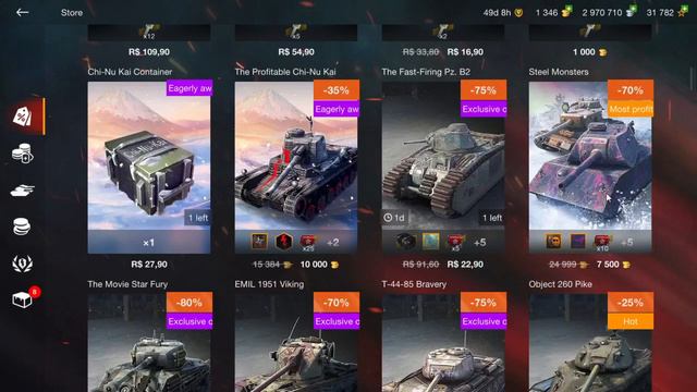 Atualização Loja World of Tanks Blitz 14-12-2021 смотреть онлайн