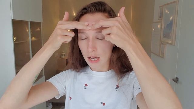 Убрать морщины на лбу // Как расслабить напряженный лоб. смотреть онлайн