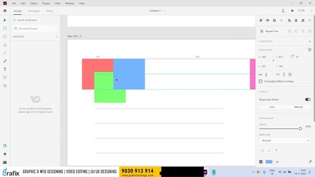 Adobe XD for Beginners Telugu - Tutorial #8 - Alignments & Asset Controls by Vamsi Dande in Grafix смотреть онлайн