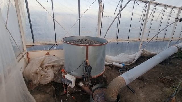 Мои печки для обогрева теплиц. Пеллетные печи для теплиц. Печь длительного горения. смотреть онлайн