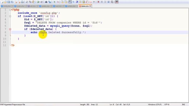 PHP & MySQLi CRUD Bangla Tutorial [Part - 06] смотреть онлайн