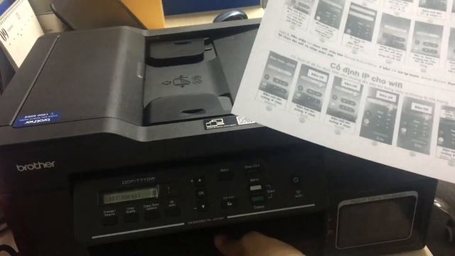 Copy trên máy in phun màu Brother T310, T510W, T710W смотреть онлайн