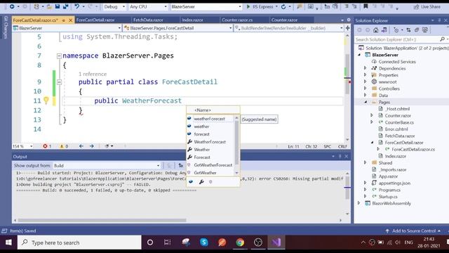 How to pass data from parent component to child component using parameters in Blazor смотреть онлайн