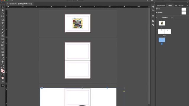 Creating a Vertical Fold - Adobe InDesign Tutorial смотреть онлайн