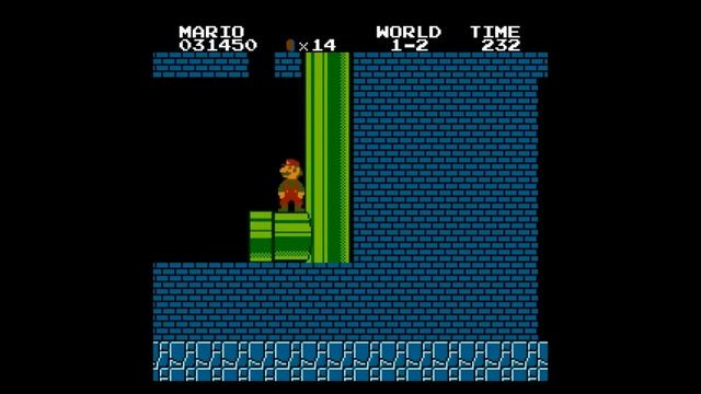 Super Mario Bros Secret Negative Level on World 1-2 смотреть онлайн