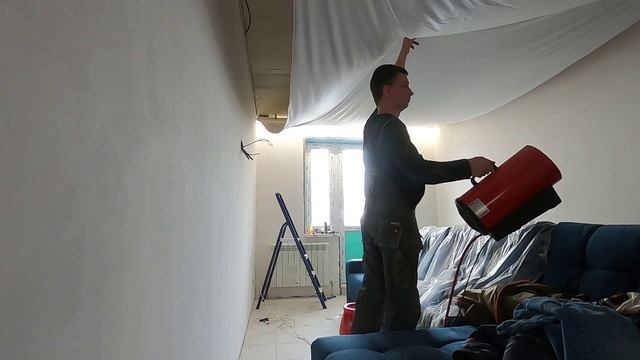 Как установить скрытый карниз с подсветкой в натяжной потолок, который понравится заказчику смотреть онлайн