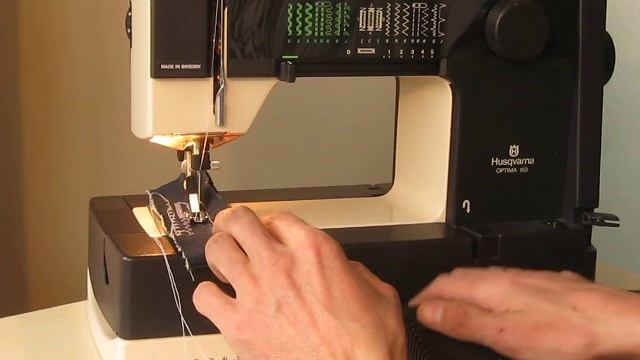 Husqvarna Optima 150 Nähmaschine Sewing machine Швейная машина Test смотреть онлайн