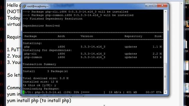 Install PHP & Apache on VPS | Linux | CentOS смотреть онлайн