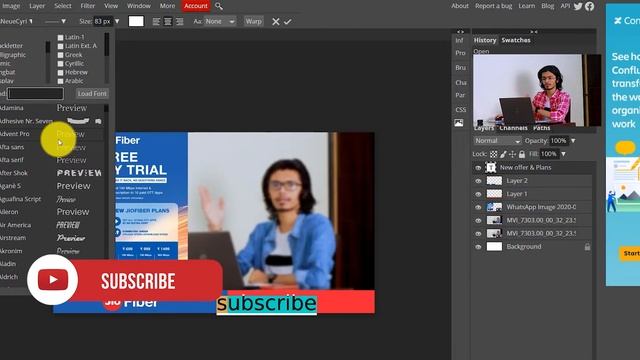 How to Use Photoshop Online for Free|photoshop in browser|Photopea an alternative of Photoshop|HIND смотреть онлайн