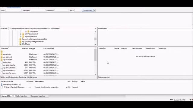 Install WordPress with FTP (File Transfer Protocol ) смотреть онлайн