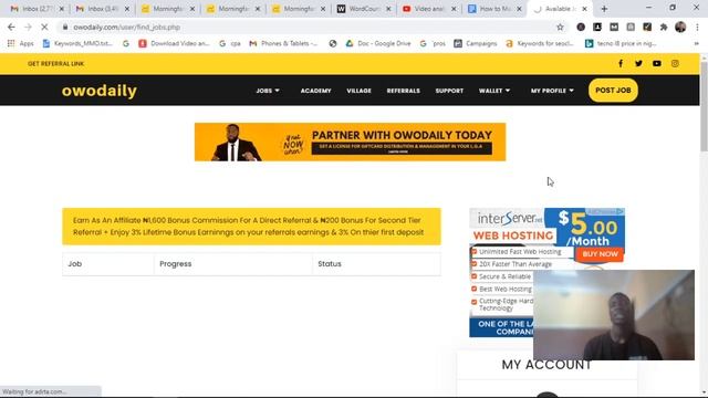 How to Make Money Online in Nigeria with your Phone 2021- Completing Simple Tasks on Owodaily смотреть онлайн