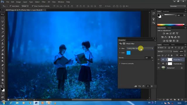 PHOTO FILTER EFFECT IN PHOTOSHOP TIPS смотреть онлайн