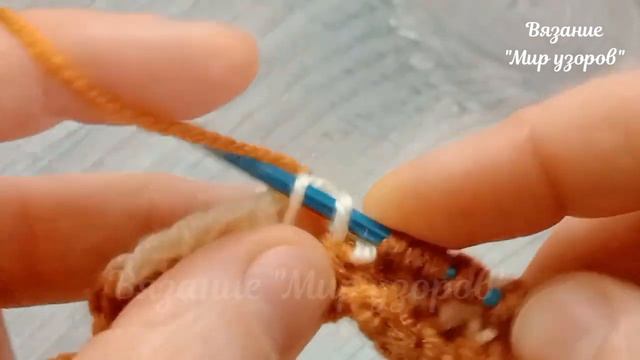 ПРОСТО ПОВТОРЯЮ 2 ряда! ПОКАЗЫВАЮ, что получается. Узор ТУНИССКИМ крючком #тунисскоевязание смотреть онлайн