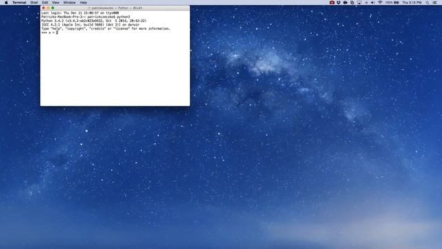 Python 3 Basics - 2.0 - Variables смотреть онлайн