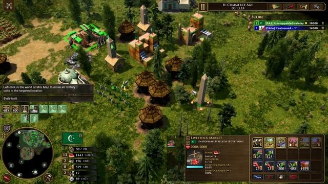 Egyptians Gameplay 1 vs 1 In Age of the World Mod For Age of Empires 3 Definitive Edition смотреть онлайн
