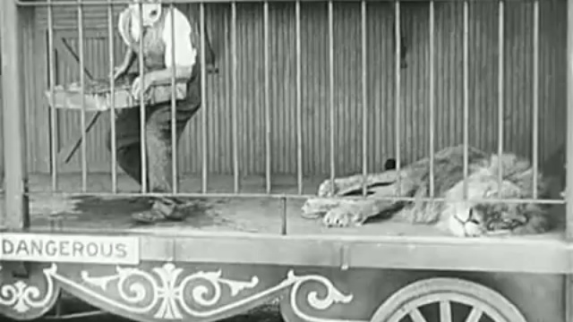 Charlie Chaplin - The Lion's Cage