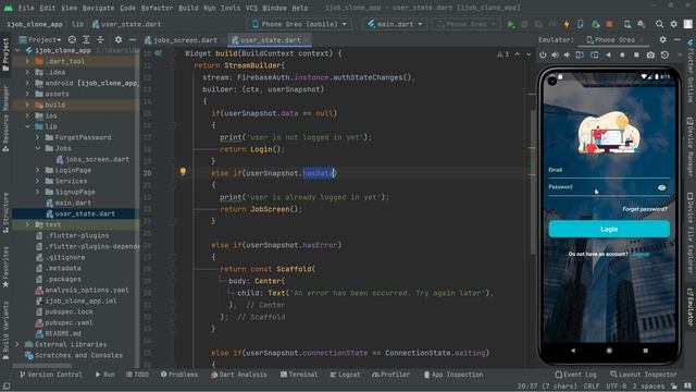 Flutter Logout Button Tutorial | Build iOS & Android Social Media Job Share Application Course 2023 смотреть онлайн