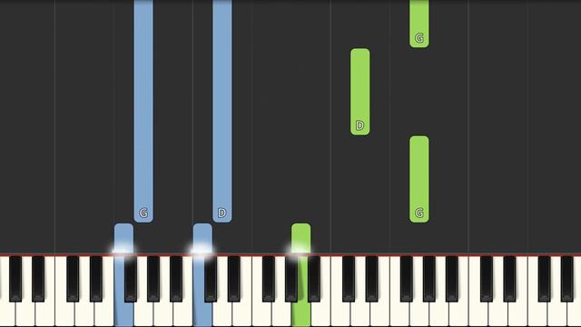 BabyTV - Sweet Dreams Slow EASY Medium 4K Piano Tutorial смотреть онлайн