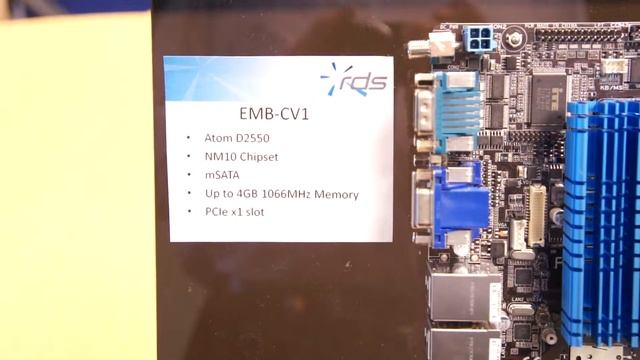 EMB-CV1 is a Mini-ITX motherboard with onboard Intel® Atom D2550 Dual Core Processor смотреть онлайн