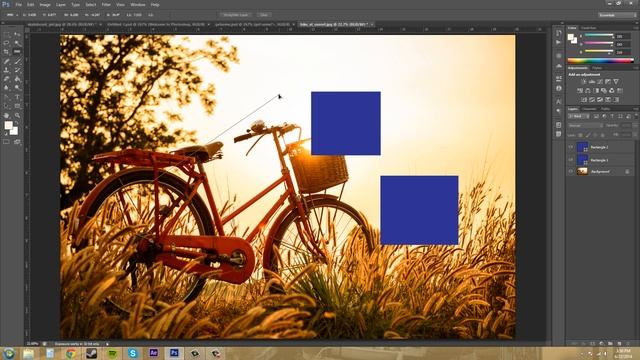 Photoshop CS6 Tutorial - 21 - Using the Ruler and Guides смотреть онлайн