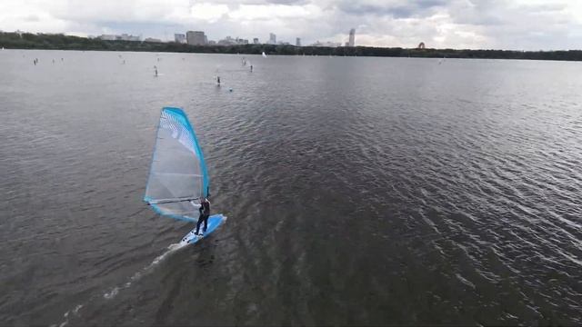 Виндсерфинг в Строгино смотреть онлайн
