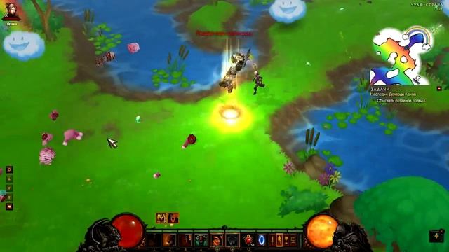 Diablo III Секретный уровень (Единороги-убийцы) смотреть онлайн