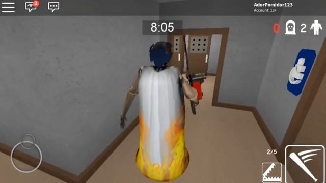ИГРАЮ ЗА БАБУЛЮ ГРЕННИ + ВЫХОД НА УЛИЦУ - Granny Roblox смотреть онлайн