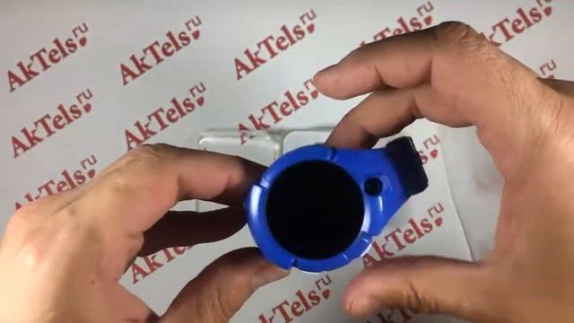 Детские смарт часы Q360 темно-синие смотреть онлайн