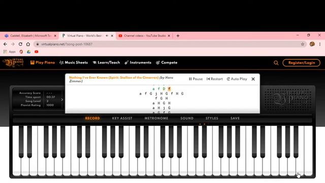 Nothing I've Ever Known - Hans Zimmer + Bryan Adams (Virtual Piano) смотреть онлайн
