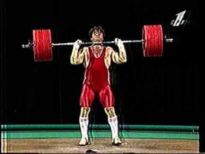 Олимпиада в Атланте. Тяжелая атлетика (штанга) на ОРТ 1996г.