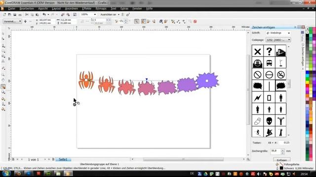 Corel Draw Überblendung Morphing Hilfe deutsch смотреть онлайн