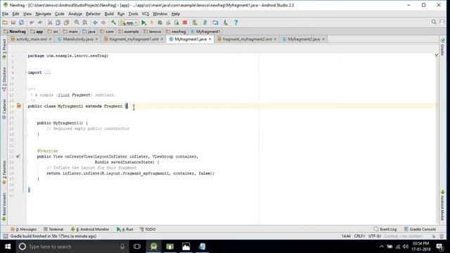 #6-Passing data from one Fragment to Another Fragment. смотреть онлайн