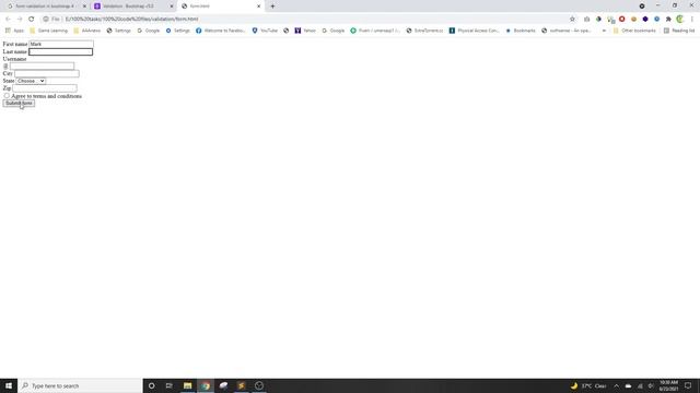 13. Form validation in HTML - How to make form validation in HTML - Web Programming Practice смотреть онлайн