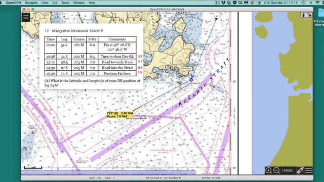 Plot DR Track from Logbook in OpenCPN смотреть онлайн