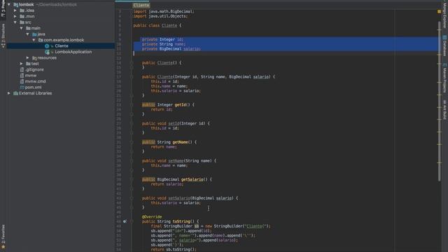 CÓDIGO LIMPO JAVA | SPRING BOOT - LOMBOK GETTERS SETTERS смотреть онлайн