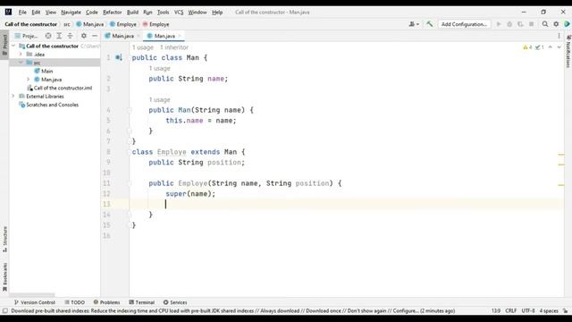 Java class and objects, java class, java classes for beginners, Call of the constructor смотреть онлайн