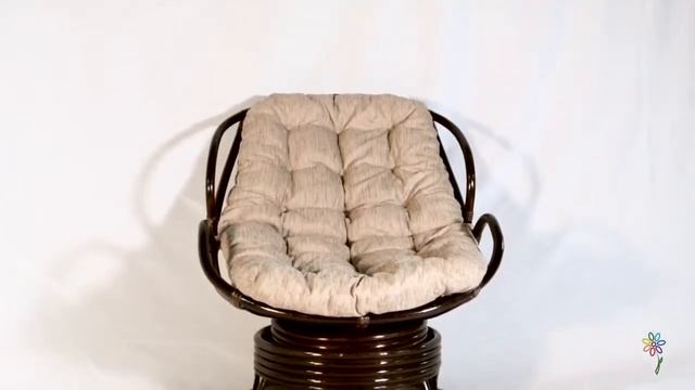 Кресло из ротанга Папасан Челси вращающийся 23 03В смотреть онлайн